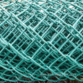 Green Vinyl Chain Link Fence Fabirc